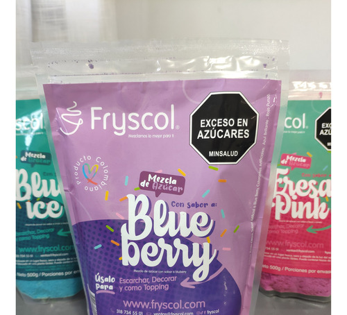 Azucar Con Sabor A Blueberry Para Decorar Y Michelar