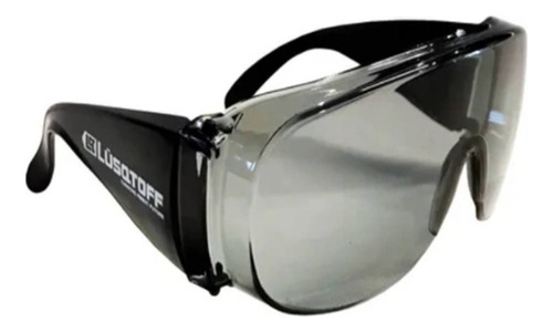 Anteojo Antiparra Gris Ahumado Seguridad Ocular Lusqtoff