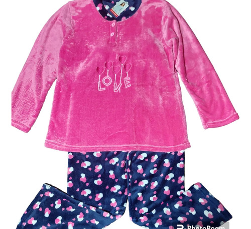 Pijamas Plush  En Tallas Surtida En Tres Colores Diferente