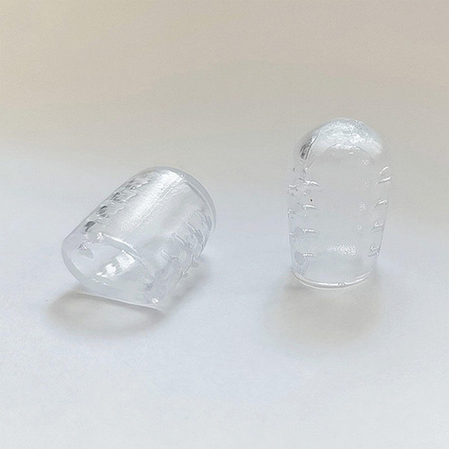 Protector De Meñique De Silicona Transparente Para Correr