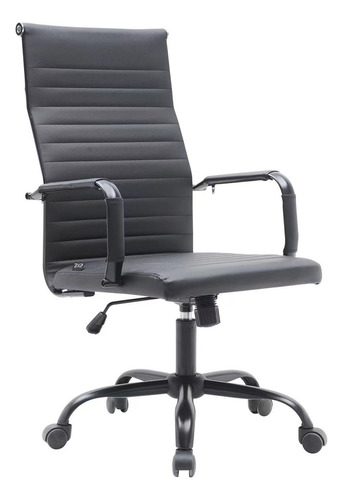 Silla Escritorio Oficina Sillón Ejecutiva Ergonómica Yx-9005 Negra Base Negra Eke Lifehome