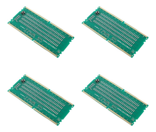 4x Tarjeta De Prueba Ddr4 Ranura De Memoria Ram Hacia Fuera