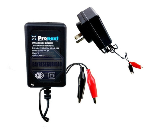 Cargador Bateria Inteligente Flote 12v 1ah Ups Alarma Moto