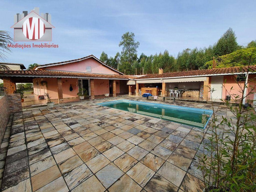 Imagem 20 de 30 de Linda Chácara Com Escritura, 3 Dormitórios Piscina, Pomar, Edícula, À Venda, 3800 M² Por R$ 650.000 - Zona Rural - Pinhalzinho/sp - Ch0992