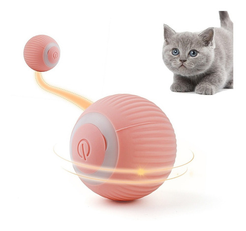 Imagen 4 de 6 de Pelota De Juguete De Gato Eléctrico Interactivo Para Gatito