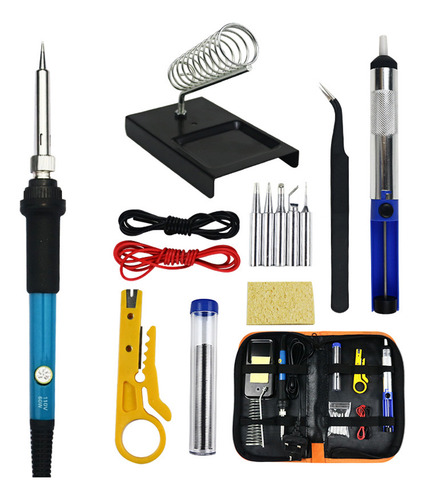 Kit De Pistola De Solda De 15 Unidades De 60 W Com Temperatu
