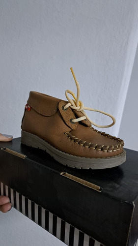 Mocasin Nautico Colegial Nene Niño Zapato Escolar Cuero 2020