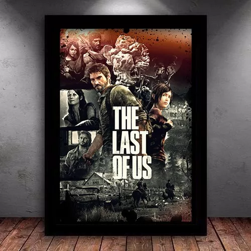 Quadro Decorativo Poster Game Jogo The Last Of Us 33x24cm