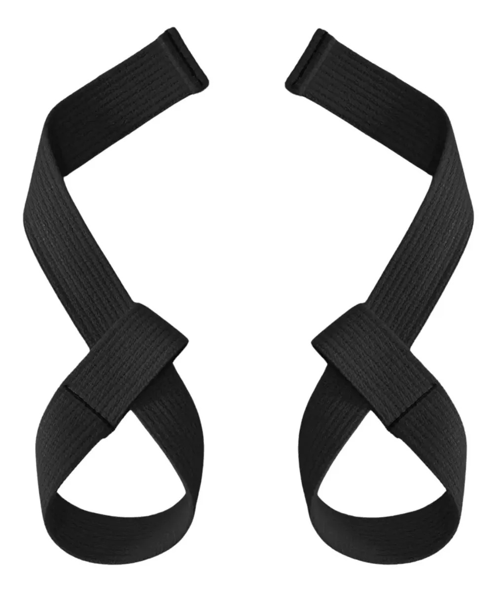 Par Fita Strap Tala Crossfit Academia Musculação 100% Algodão Lpo Pro - Cor Roxo