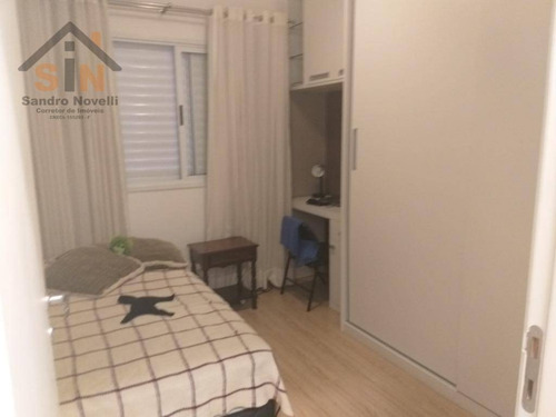 Imagem 6 de 15 de Apartamento Com 3 Dormitórios À Venda, 78 M² Por R$ 565.000,00 - Centro - Arujá/sp - Ap0152