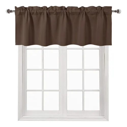 Dwcn Cortina Para Ventanas Con Faldón Oscurecedor, Con Bols