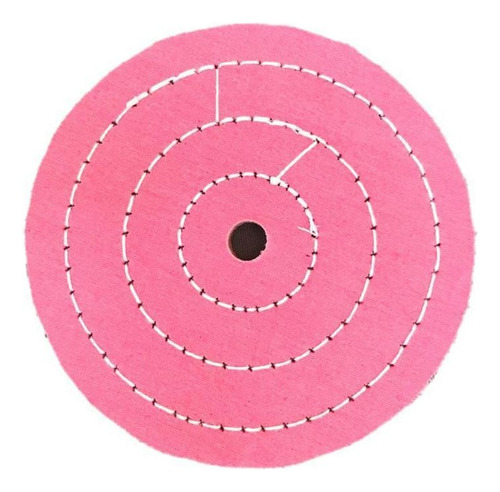 Roda/polia Algodão Resinado Rosa Dura 127mm 5 Polimento