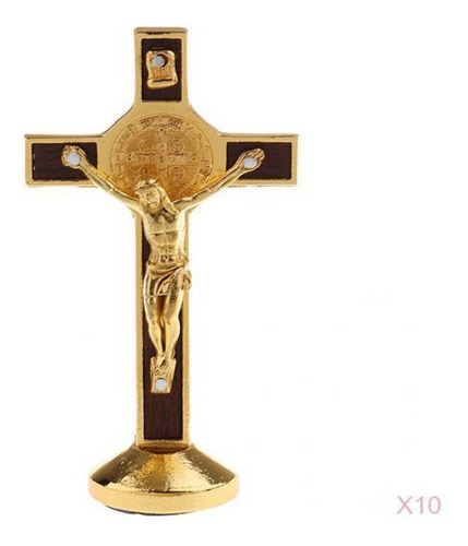 10 Unids Crucifijo De Cristo Crucifijo Estatura De Piezaza
