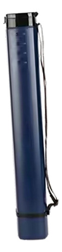 Tubo De Póster Extensible Soporte De Azul Profundo