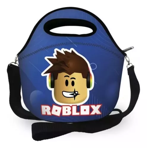 Bolsa Lancheira Escolar Térmica Com Alça Preium- Roblox Boy