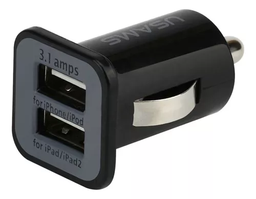 Comprar 12V 3.1A Cargador de coche USB dual Adaptador de 2 puertos