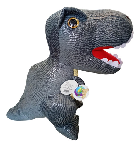 Peluche Dinosaurio T-rex 45 Cm Gris