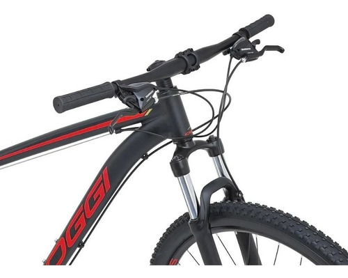Imagem 5 de 8 de Bicicleta Mtb Aro 29 Oggi Hacker Sport Pto Verm Dour Tam 17