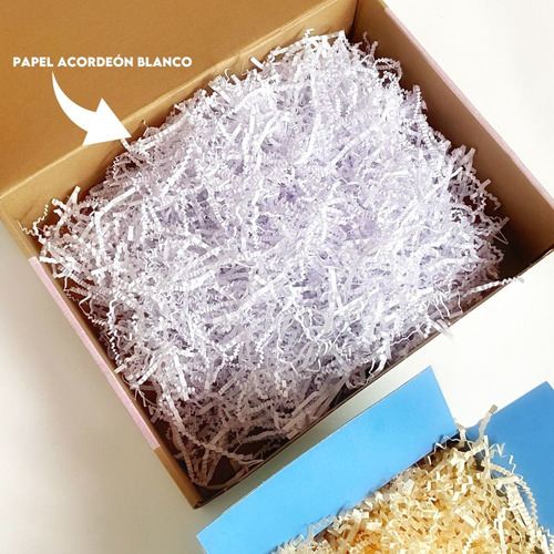 Papel Acordeón, Viruta De Papel Para Regalos Y Cajas - 1 Kg