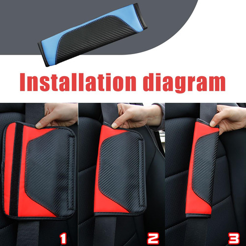 Fundas Para Cinturón De Seguridad, 2 Unidades, Fundas De Cue
