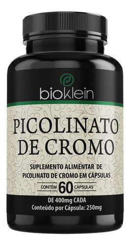 Picolinato De Cromo 400mg 60 Cápsulas - Bioklein