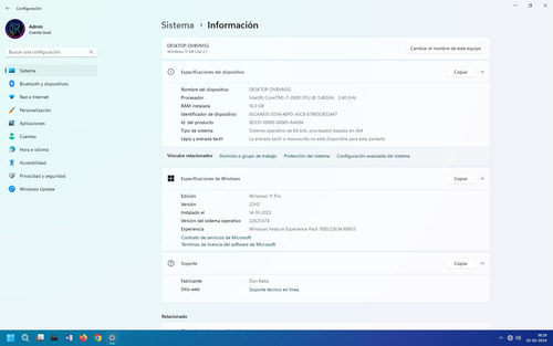 Cpu Lanix Titan Procesador I7 - 120 Ssd Gb - 16 Gb De Ram (Usado)