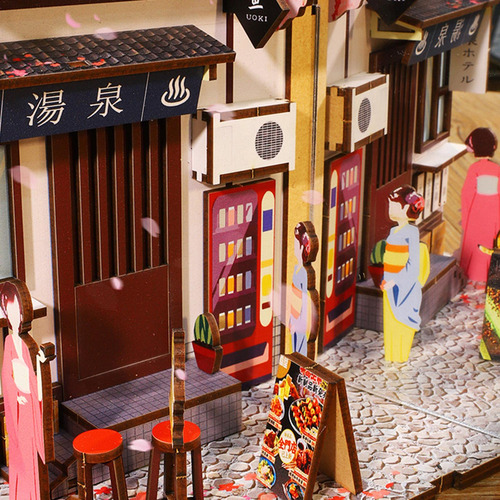 Kit De Casa De Muñecas En Miniatura De Bricolaje Estilo B