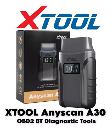 Escaner Automotriz Xtool Anyscan A30m, Bidir., 21 Func Esp.