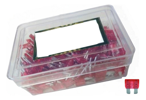 Fusible Clavija Caja C/100pz 10 Amps Aremi
