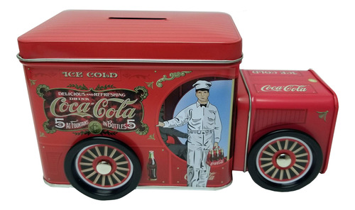 Coca Cola Truck Tin Bank