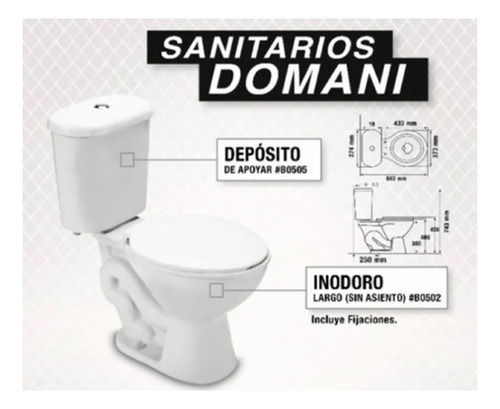 Imagen 2 de 10 de Combo Inodoro Mochila Piazza Vanitory Espejo Moderno Wengue