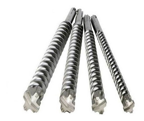 Kit Jogo Broca Videa Cruzada Sds Max 14mm 16mm 18mm 20mm