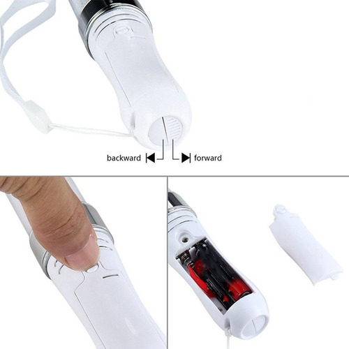 Palos De Luz Led Con Luz Estroboscópica, Bastón Con Dorado