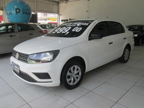 Volkswagen Voyage Flex Ano 2019 Unico Dono Zero De Entrada
