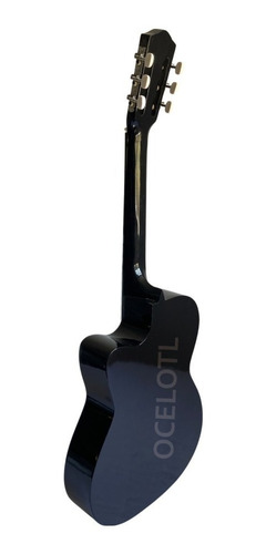 Imagen 4 de 5 de Guitarra Acústica Curva Ocelotl Paquete Vital De Accesorios