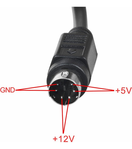 Sllea 6-pin Din Ac/dc Adapter For I/o Magic Gigabank 320gb 3