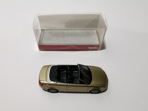 Herpa Audi A4 Cabrio Coleccion Germany A Escala 1/87 Dorado (Usado)