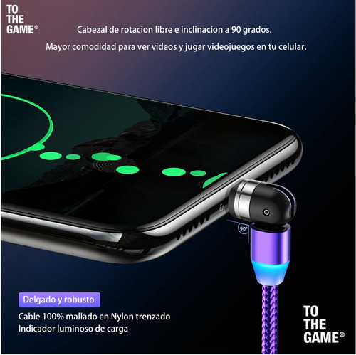 Cable Usb Magnetico 3 En1