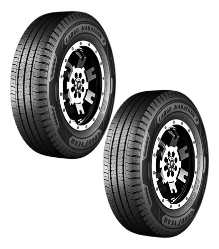 X2 Llantas 185r14c Goodyear Cargo Marathon 2 8c 102/100r Índice De Velocidad R