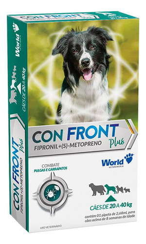 Confront Plus Cachorro Médio Grande 20/40kg Pipeta Antipulga