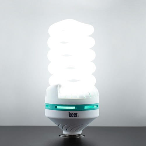 Foco Fluorescente Luz Fría 45w Base E27 Sanelec