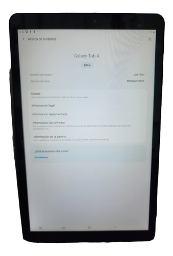 Imagen 2 de 6 de Tablet Samsung Galaxy Tab A