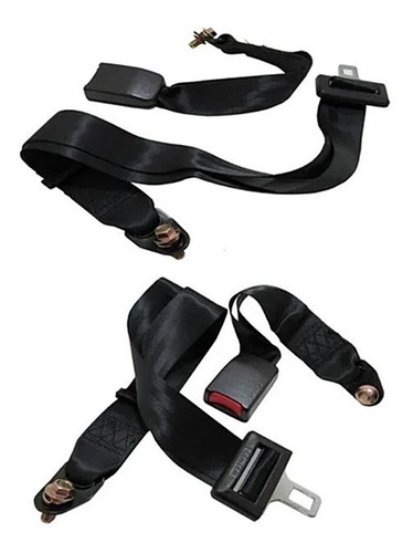 Cinturon De Seguridad Universal Trasero (x Par)