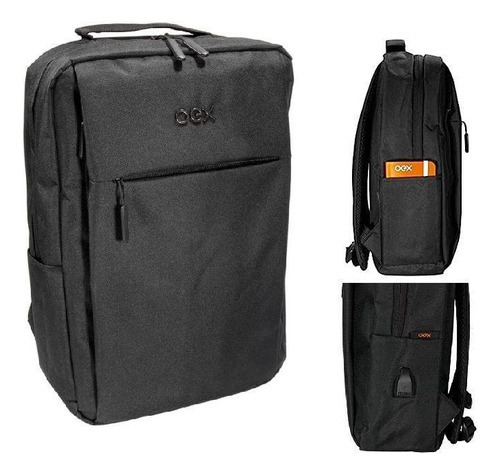 Mochila Oex Notebook Executive Bk109 15,5 Preta