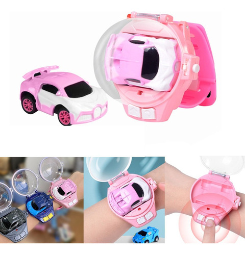 Mini Juguete Teledirigido Modelo De Coche Para Niños Reloj J