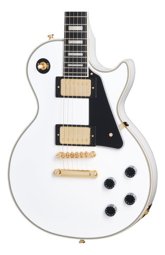 Guitarra EpiPhone Les Paul Custom - Alpine White Com Bag