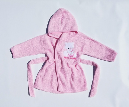 Salida De Baño / Bata Bebes Toalla Varios Colores T/1-4