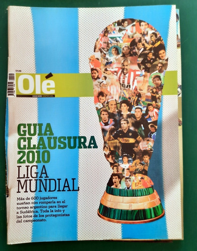 Revista Guia Olé Campeonato Clausura 2010 River Boca