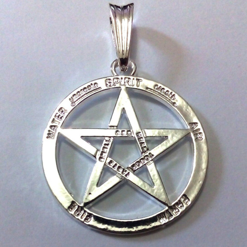 Pingente Pentagrama Estrela Salomão Wicca Tetragrama M3