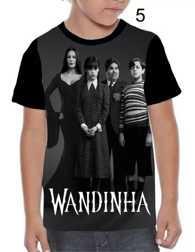 Camiseta Adulto Wandinha 4 MCDVMSéries e Filmes COD-0723-MC-ADULTO